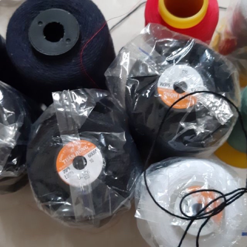 Chỉ may bao, quần jean , khâu giày dép , loại may dở bán kg