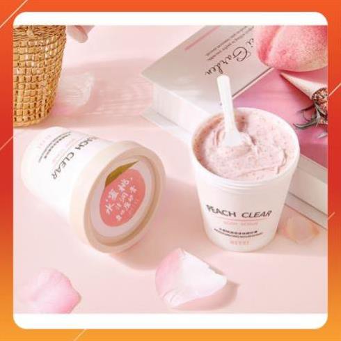 Tẩy da chết toàn thân Vị Đào HEYXI Peach Clear Body Scrub Moisturizing Nourishing