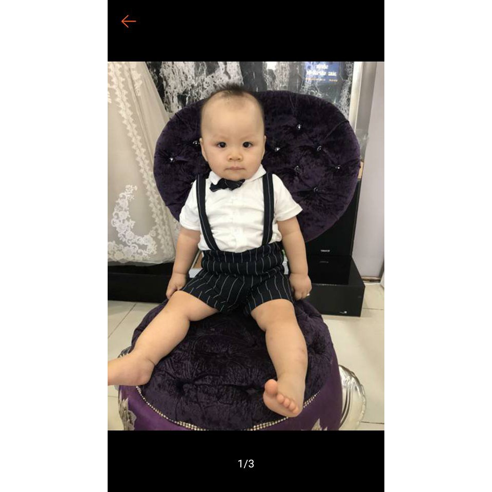Yếm Công Tử Hàn Quốc Bé Trai Sang Chảnh 6-16KG  -  Shubishop.vn