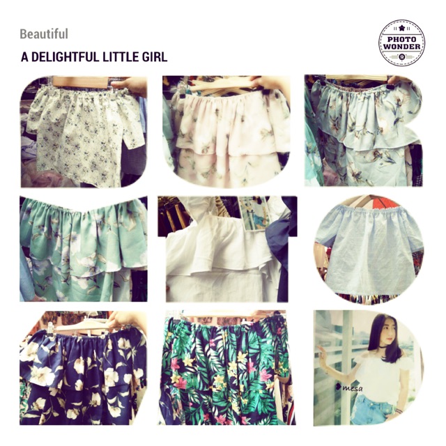 Áo croptop trễ vai của Thailand