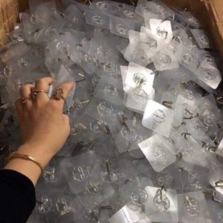 Combo 100 Móc Dán Siêu Dính Chịu Lực