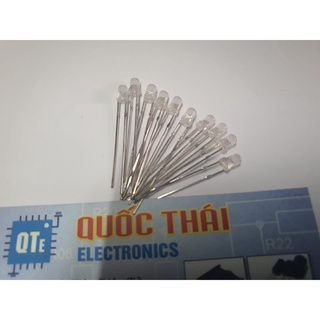 Combo 10 led đục siêu sáng 3mm