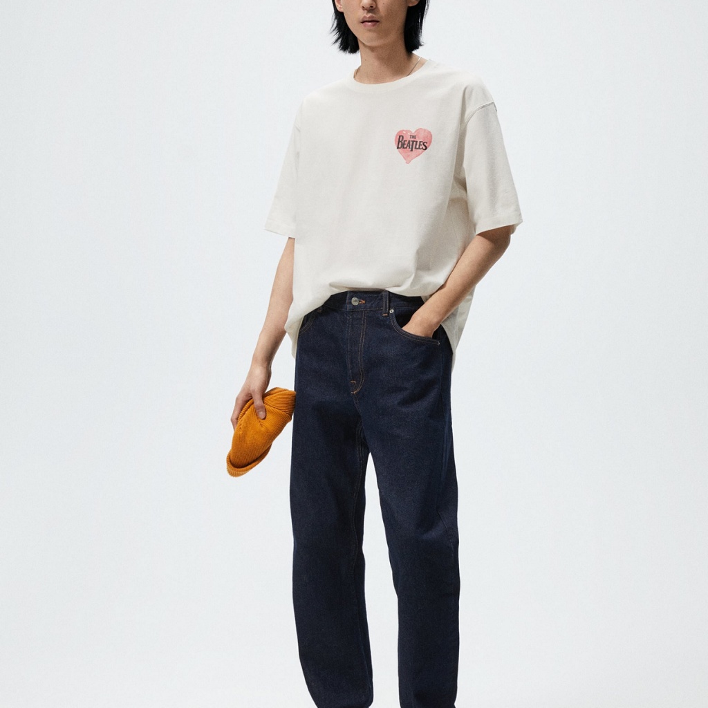 Áo phông form rộng  - Áo thun Unisex - Trái Tim Hồng Xin Xắn - THE BEAR -MS13