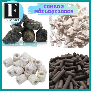 Combo Vật Liệu Lọc Dành Cho Bể Cá, Hồ Cá