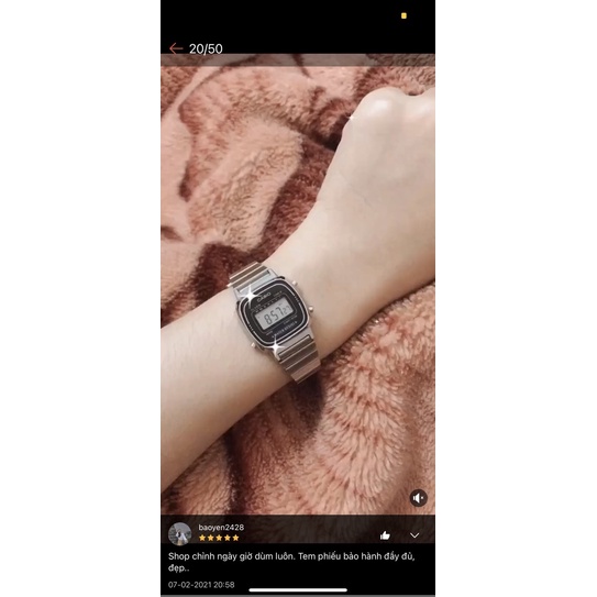 Đồng hồ nữ CASIO chính hãng LA670WA-1 23mm fullbox | BigBuy360 - bigbuy360.vn