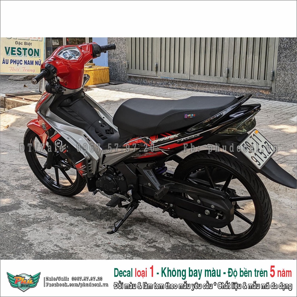 Tem rời Exciter 2005 đỏ đen (5)