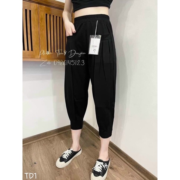HOT ! Quần BOM cạp chữ hit hot, chất tăm lạnh , Quần Bagy cạp chữ siêu đẹp