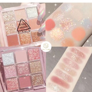 Phấn mắt dikalu coco venus nhũ 9 ô