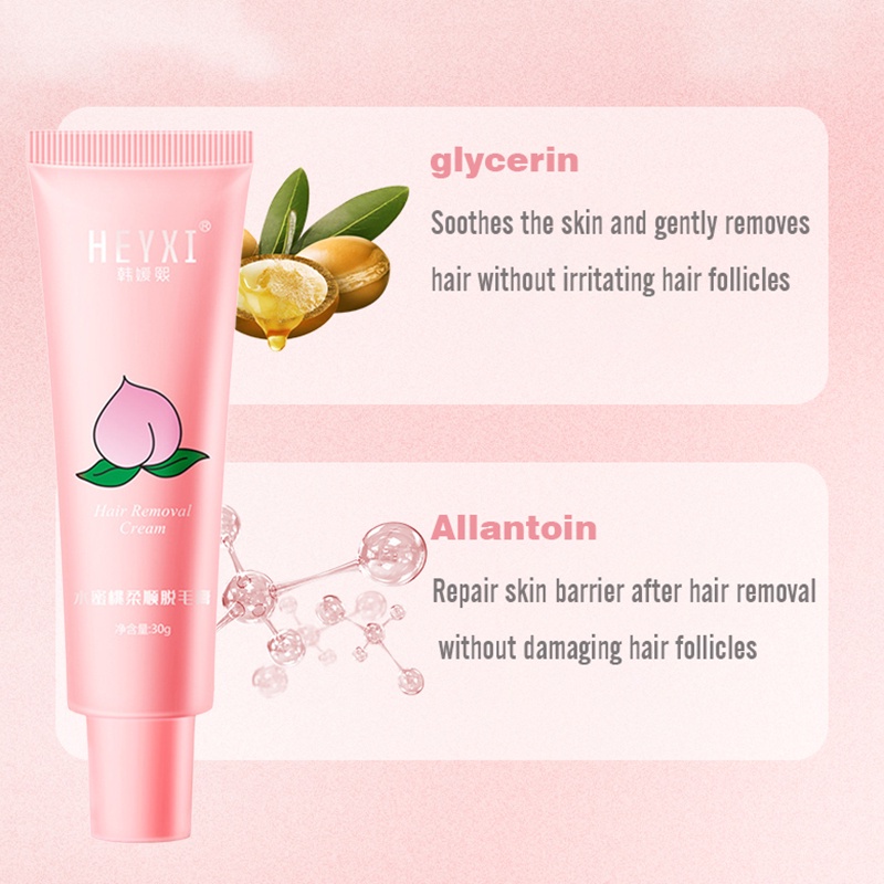 Kem Tẩy Lông Chiết Xuất Đào Han Yuanxi Dịu Nhẹ Và Không Gây Kích Ứng Nhanh Chóng