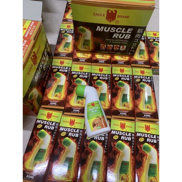 HSD 2028 - Dầu xoa bóp giảm đau hiệu Con Ó Muscle Rub 85ml / Eagle Brand / Dầu gió Dầu lăn