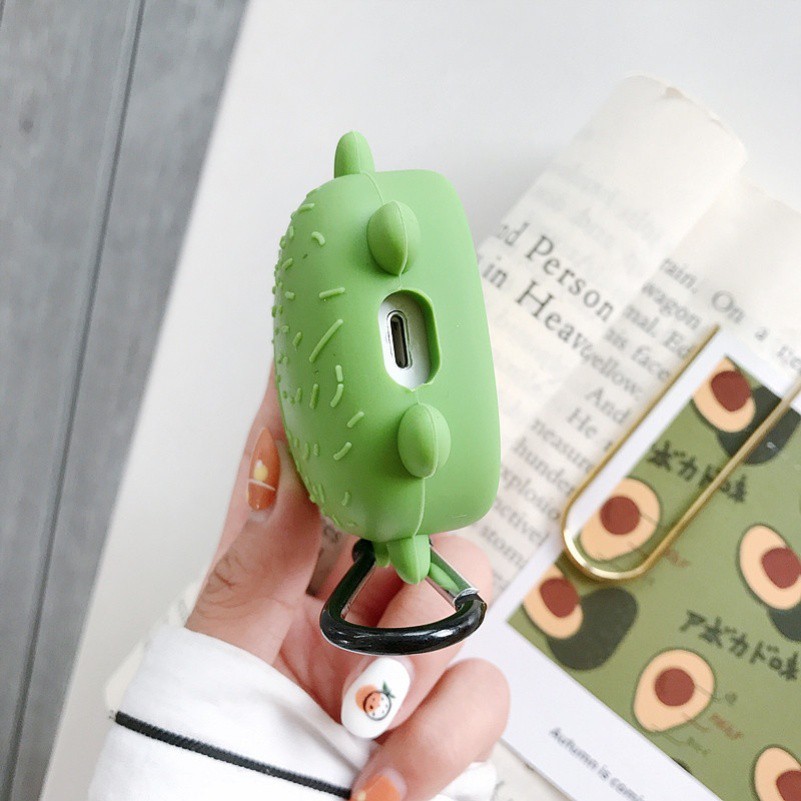 Case airpod - Vỏ bao đựng tại nghe airpod 1/ 2 hình Quả bơ avocado 🥑🥑 chống va đập