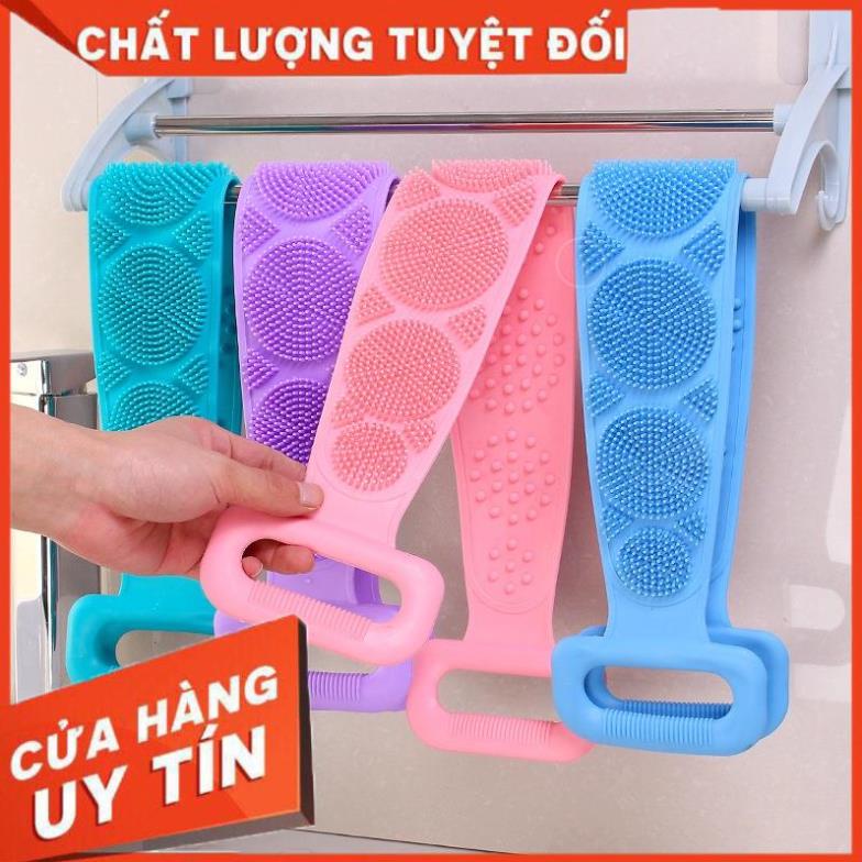 (Video Clip)  Khăn Tắm Chà Lưng Bằng Silicon Hàng Cao Cấp Bảo Hành (Hàng Loại 1)