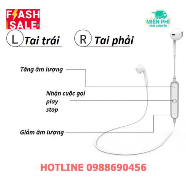 TAI NGHE BLUETOOTH SPORTS HANDSET S6 SIÊU BASS KHÔNG DÂY