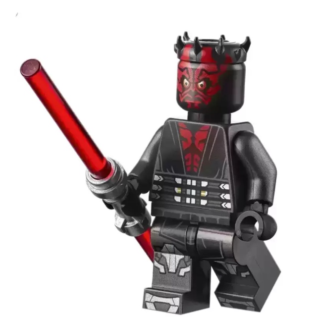 Nhân vật Lego Star Wars - Darth Maul / Lego sw1155: Darth Maul - Printed Legs with Silver Armor