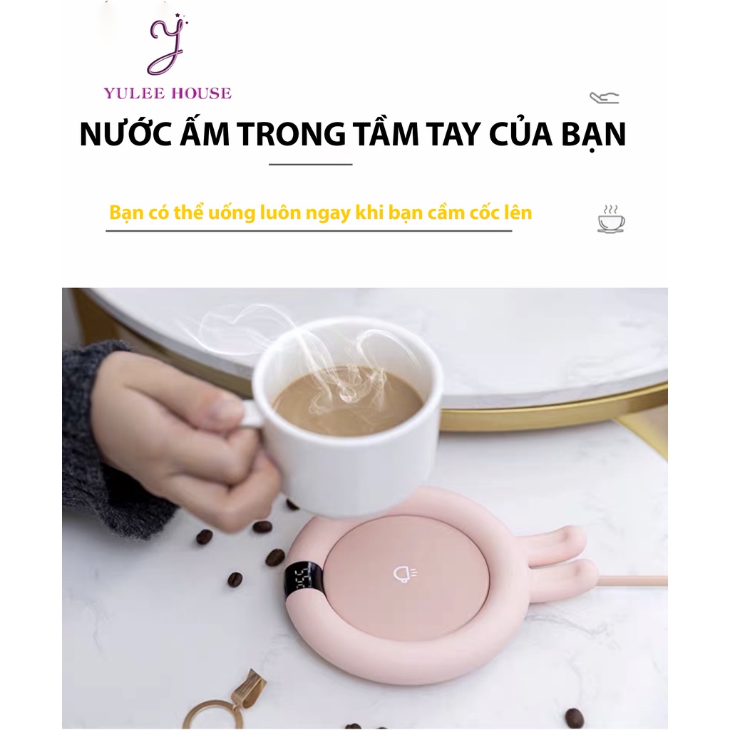 COMBO MÁY HÂM NÓNG SỮA CẢM ỨNG THÔNG MINH KÈM CỐC GIỮ NHIỆT CAO CẤP