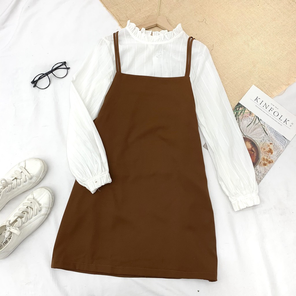 Váy yếm cho nữ váy 2 dây thiết kế freesize Friday | BigBuy360 - bigbuy360.vn
