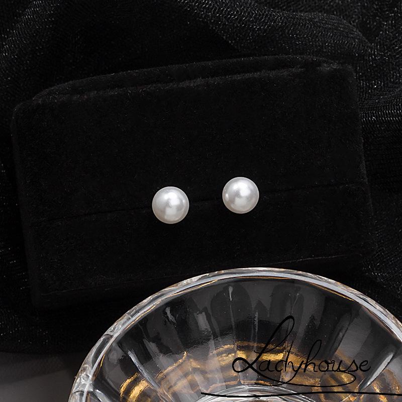 Bông tai đính ngọc trai nhân tạo thời trang dành cho nữ