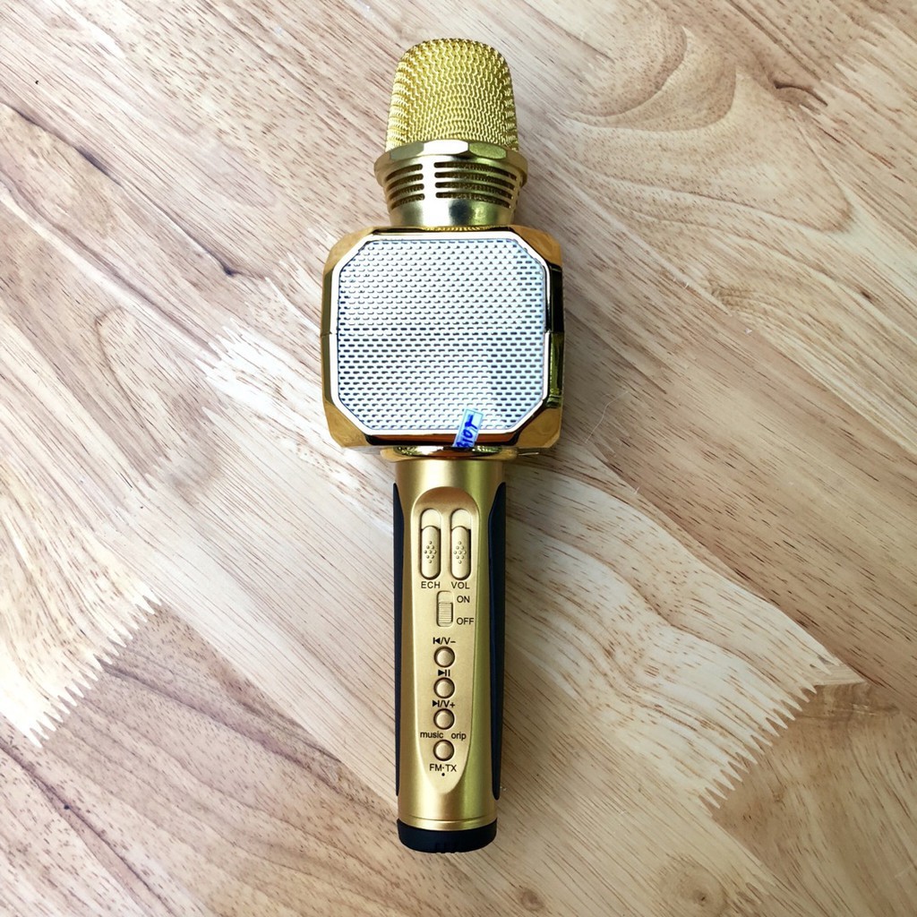 Micro karaoke bluetooth SD-10 Mic hát cầm tay loa không dây