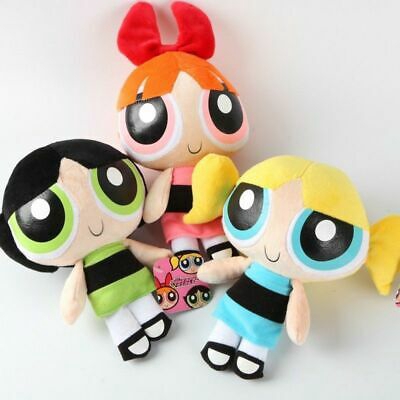 20cm The Powerpuff Girls Network Stuffed Toys Plush Doll Bubbles Blossom Buttercup Toy