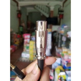 Dây Cáp Micro Đầu Canon-3.5 (XLR-3.5)