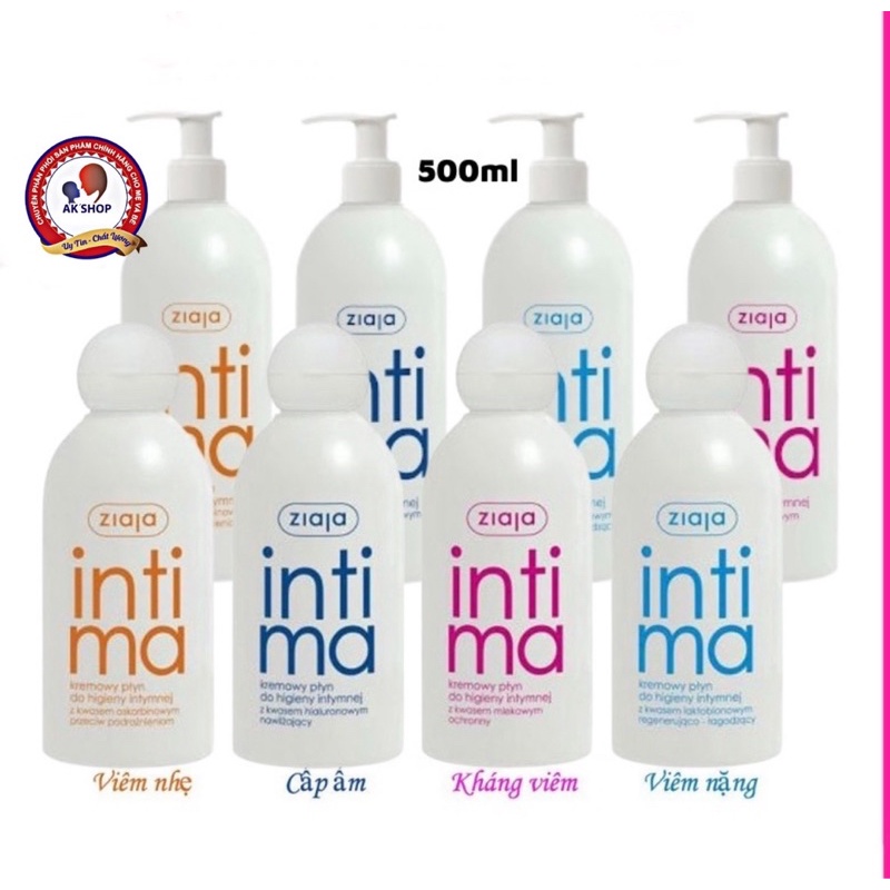 (Auth - xả lỗ) dịch vệ sinh Intima ziaja hàng chính hãng.