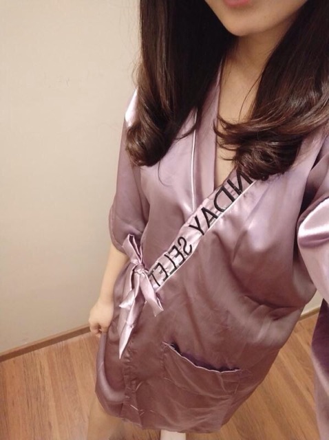 Áo choàng ngủ satin | BigBuy360 - bigbuy360.vn