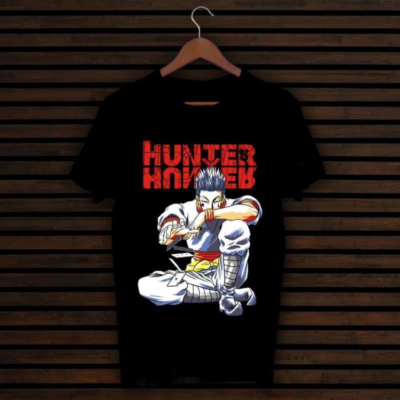 HOT🔥Áo thun in hình Hisoka Hunter x Hunter shirt cổ tròn thời trang nam