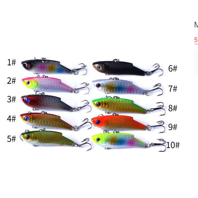 MỒI VIB NẶNG 10 GAM DÀI 5,5CM