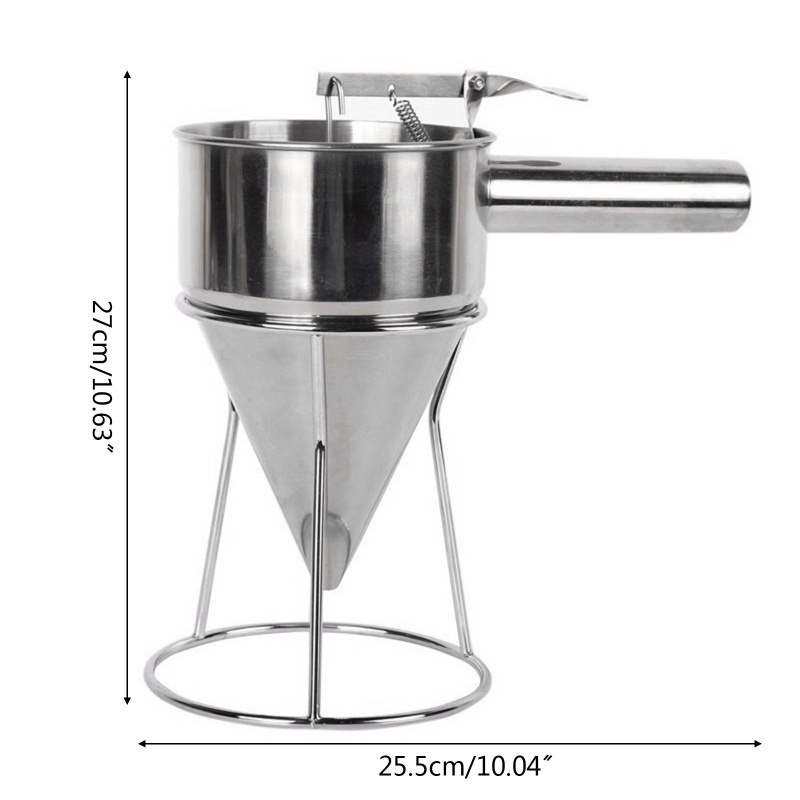 Phễu Rót Bột Làm Bánh Bằng Thép Không Gỉ