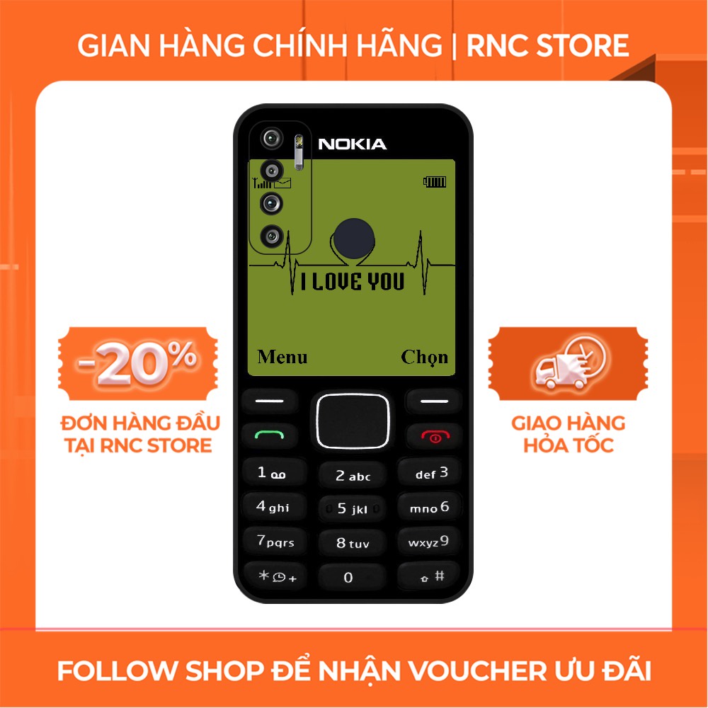 Ốp lưng Vsmart Joy 3/Joy 4/Star 3/Aris/....dẻo đen in hình Nokia.