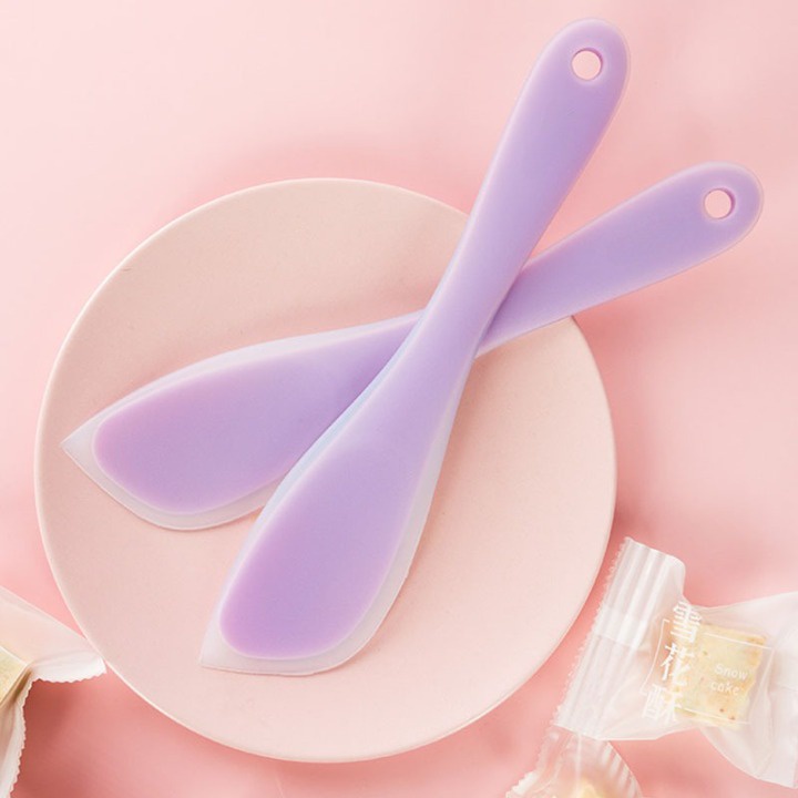 SPATULA CÂY VÉT SILICON TAY NGẮN