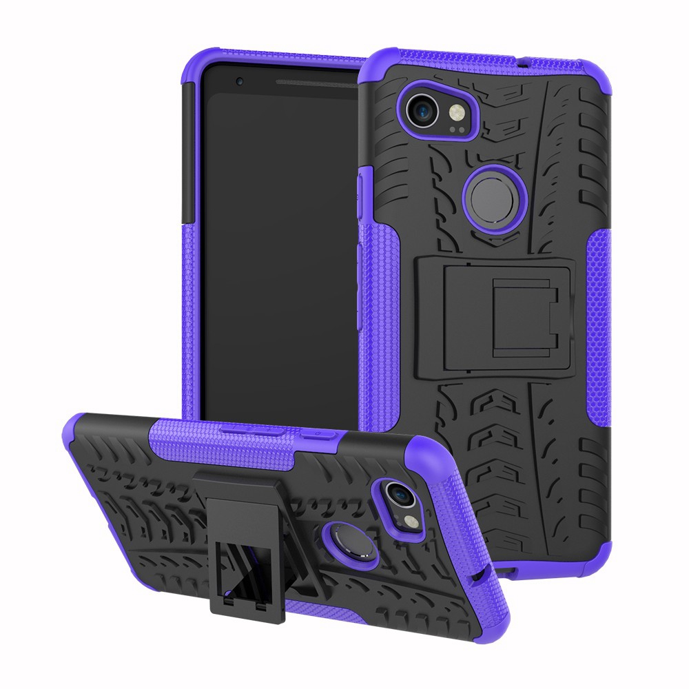 Google Pixel/Pixel XL/Pixel 2/Pixel 2XL Armor PC+TPU Stand Shockproof Phone Case