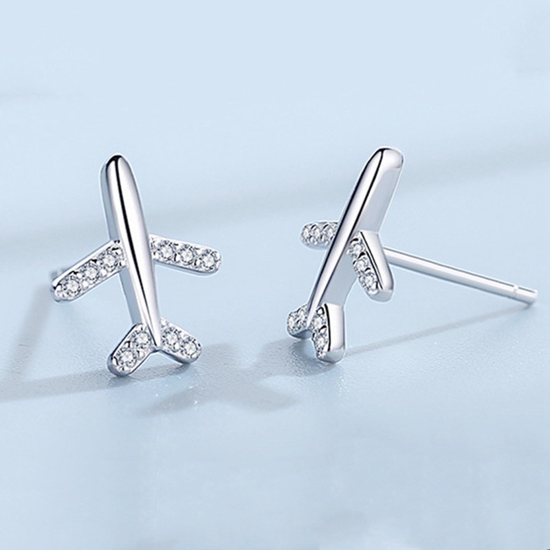 Vòng Tay / Nhẫn / Vòng cổ Đính Đá Hình Máy Bay Phong Cách Hàn Quốc Dành Cho Nữ