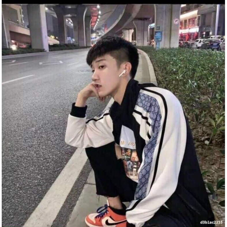 Áo Khoác dù Unisex Hoa Văn GD Cặp Nam nữ-Áo Khoác Gió Ulzzang Thu Đông Kiểu Rộng Couple Jackets Rẻ -Đẹp