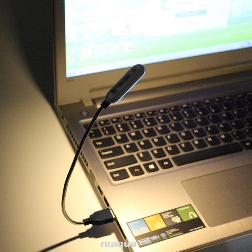 Đèn LED đọc sách mini cổng USB thích hợp cho học sinh dùng cho Laptop tại nhà / mang đi du lịch