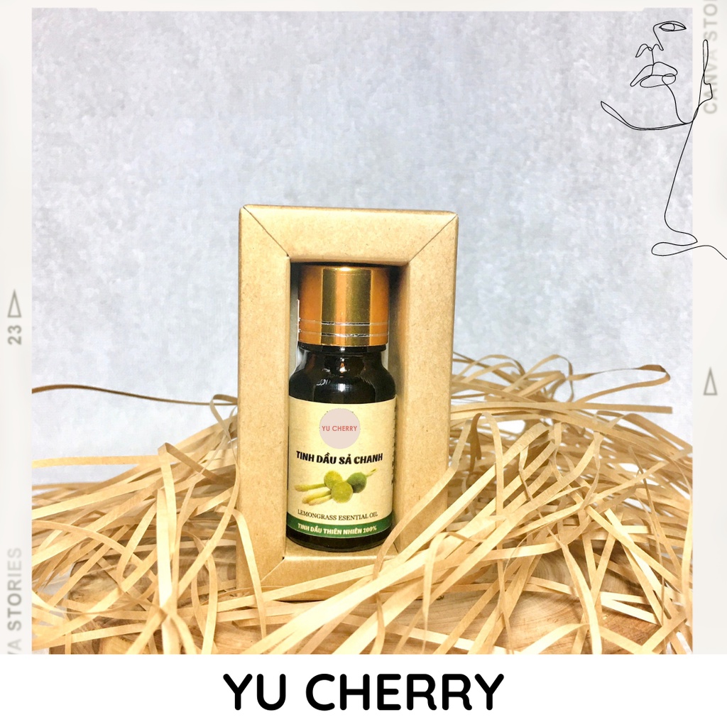 YUCHERRY | Tinh Dầu Sả Chanh Thiên Nhiên 10ml