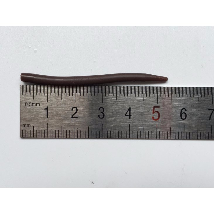 Set 50 phụ kiện nối móc câu cá chống rối màu nâu nhạt 37mm 54mm