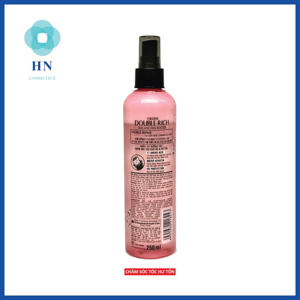 Nước xịt dưỡng tóc Double Rich 250ml