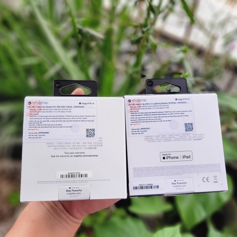 Combo sạc nhanh MOPHIE Power Delivery 20W USB-C - Hàng Chính Hãng Mophie Phân Phối Tại Việt Nam - Bảo Hành 24 Tháng