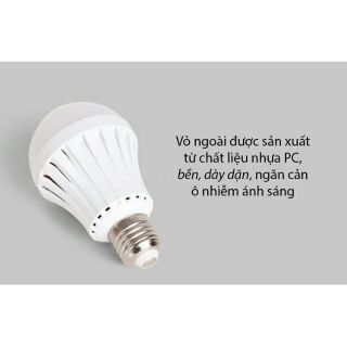 Bóng led tích điện 15w