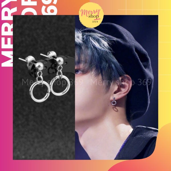 Khuyên tai tròn nam nữ sành điệu