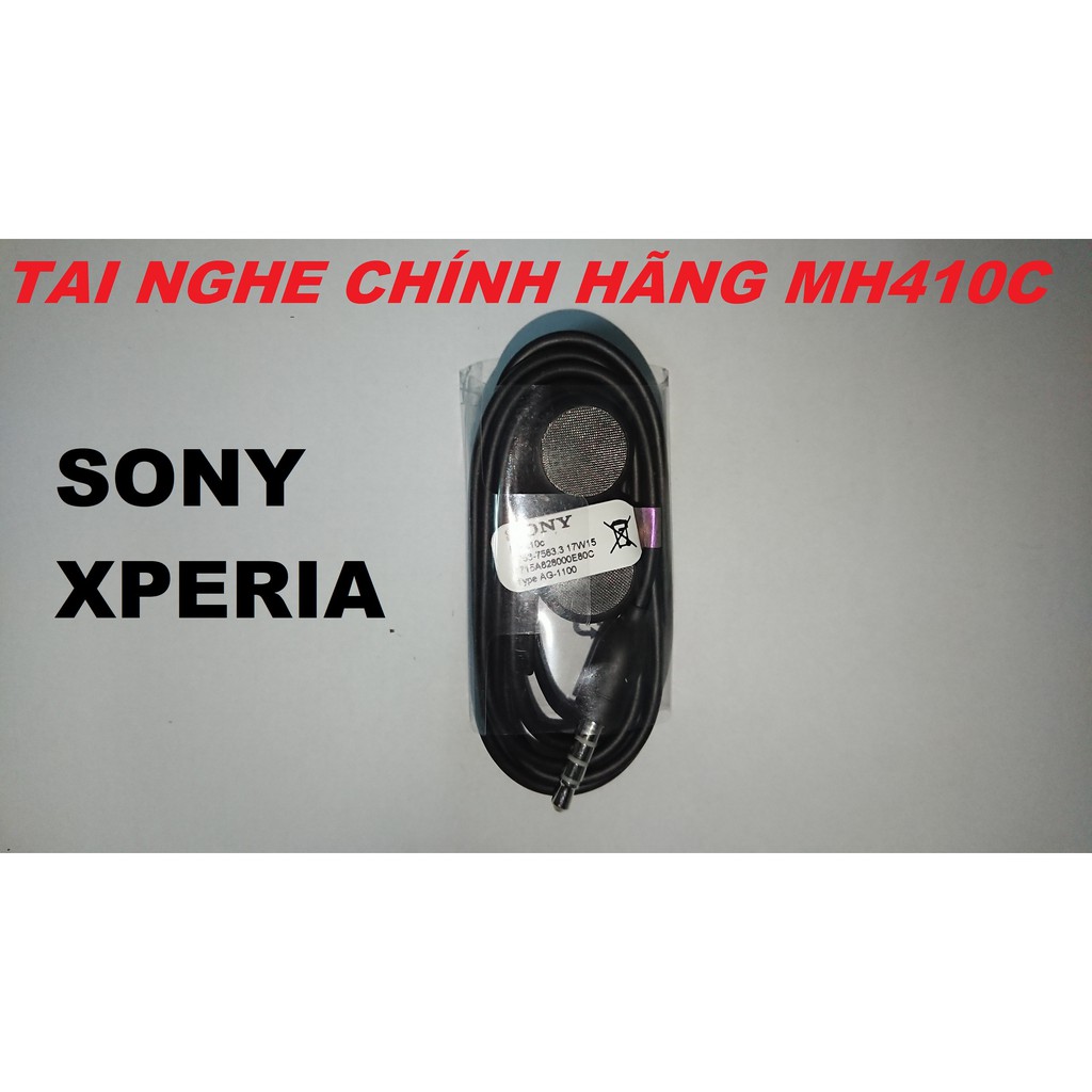 TAI NGHE CHÍNH HÃNG SONY XPERIA- MH410C-CÓ MIC -HỖ TRỢ HỌC TRỰC TUYẾN BÉ