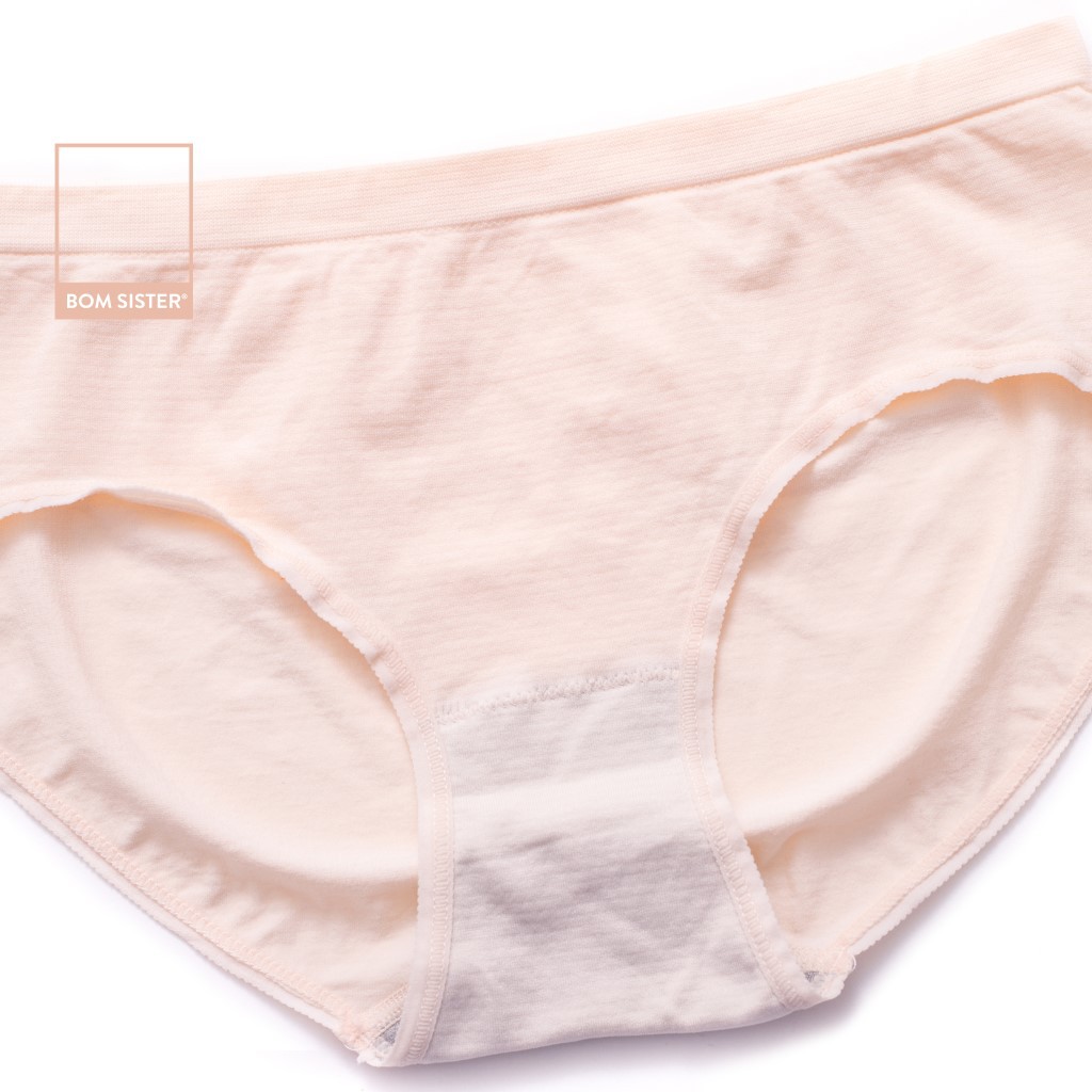 [Mã FAMALLT5 giảm 15% đơn 150k] Quần lót cotton pha màu trơn lưng vừa BOM SISTER Q1102 | BigBuy360 - bigbuy360.vn