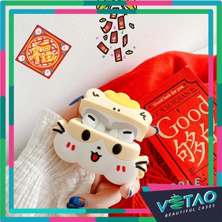 [ FREESHIP TỪ 50K TOÀN QUỐC ] Airpods case, Ốp bảo vệ Dành cho Airpods - Mèo thần tài