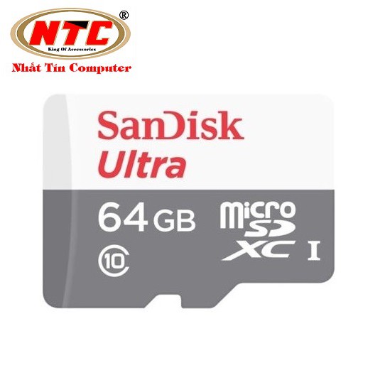 Thẻ nhớ MicroSDXC SanDisk Ultra 64GB 533X 80MB/s (Bạc) - Hàng chính hãng | BigBuy360 - bigbuy360.vn