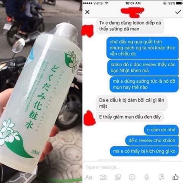 Nước Hoa Hồng Diếp Cá Dokudami Skin Lotion 500ml | BigBuy360 - bigbuy360.vn
