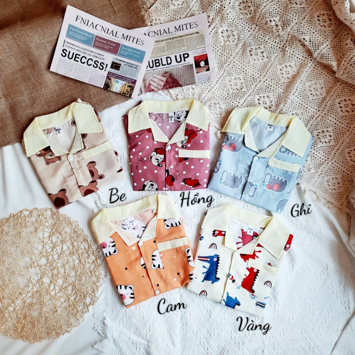 (8-20kg) Bộ quần áo em bé pijama dài tay QATE798 - đồ bộ bé trai và đồ bộ bé gái cộc tay xinh xắn QATE935