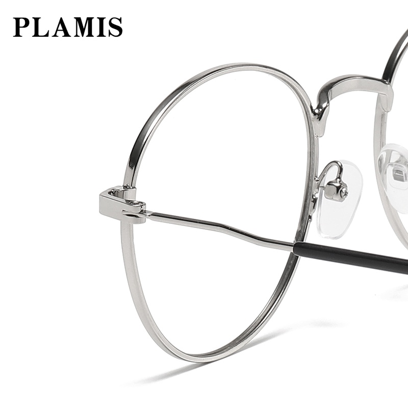 Kính mắt PLAMIS gọng kim loại chống ánh sáng xanh và tia bức xạ thời trang dành cho cả nam và nữ