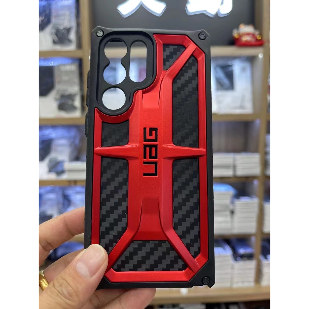 Uag Ốp Điện Thoại Sợi carbon Chống Sốc Chống Rơi Cho samsung galaxy s22 ultra