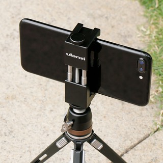 Khung kẹp điện thoại gắn chân máy quay phim ulanzi bằng kim loại